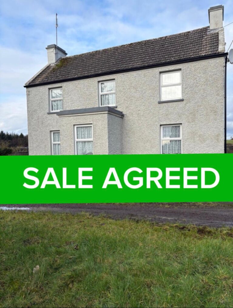 SALE AGREED: 36 acre Residential Farm with Outbuildings at Ardour Kilconly, Tuam, Co. Galway