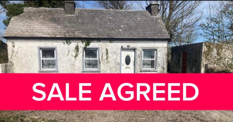SALE AGREED : Cottage at Gortnagoyne, Dunmore, Co. Galway