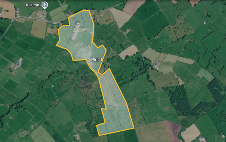 FOR SALE: circa 42-acre Residential Farm, equestrian indoor arena, stables and outbuildings, at Cahermacanally, Headford, Co. Mayo